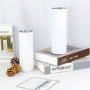 20oz Portable Sublimation Straight Tumbler Stainless Steel Skinny Tumbler With Straw Lid