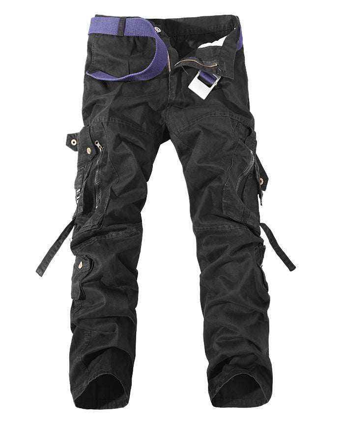 Men's Multi-pocket Cargo Pants Washed Hot Cargo Pants