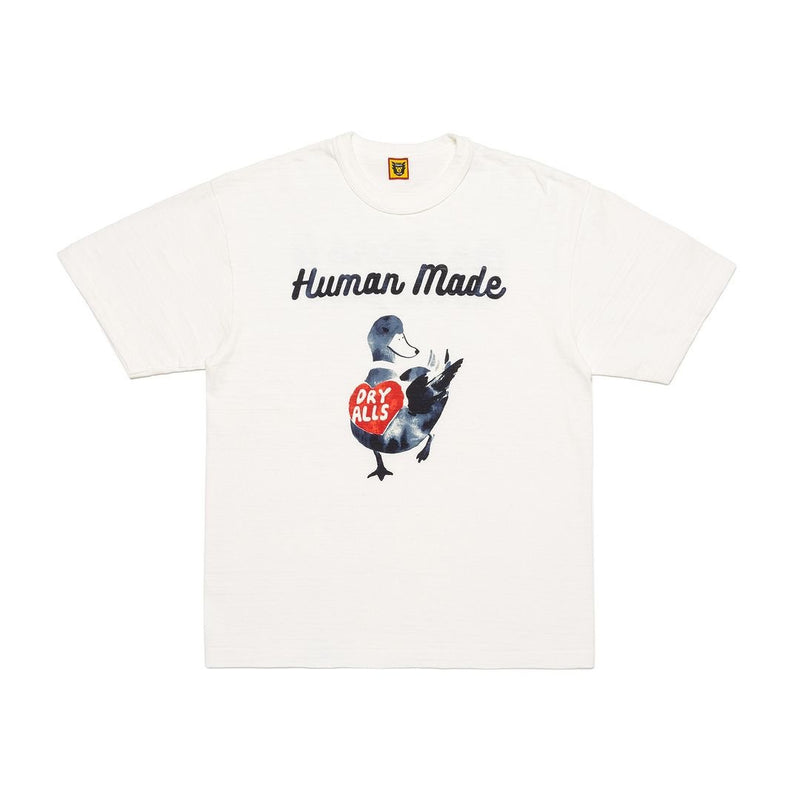 Vintage English alphabet cartoon printed short-sleeved bamboo cotton casual loose round neck T-shirt for men and women