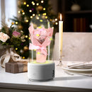 Creative 2 In 1 Bouquet LED Light And Bluetooth-compatible Speaker luminous Night Light