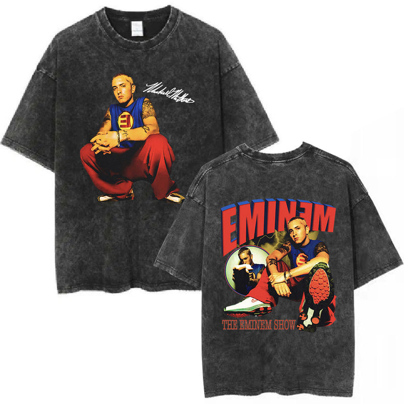 Rapper Eminem New Album The Death of Slim Shady Vintage Wash