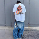 joint album Art Graffiti short sleeve T-shirt men and women half sleeve