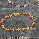Chrome Hearts 22K Diamond Cross Bracelet