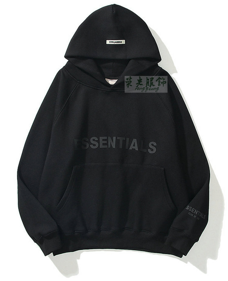 Letter printed hoodie for men and women High street group build cultural sweater fashion coat