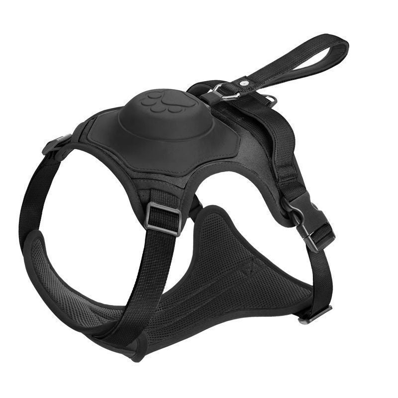 Dog Chest and back integrated, retractable dog walking leash