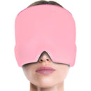Solid gel cold compress head cover, cold and hot compress for cooling and relieving migraines