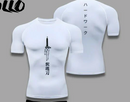 Men's Fitness training sports running breathable quick drying shot sleeve T-shirt