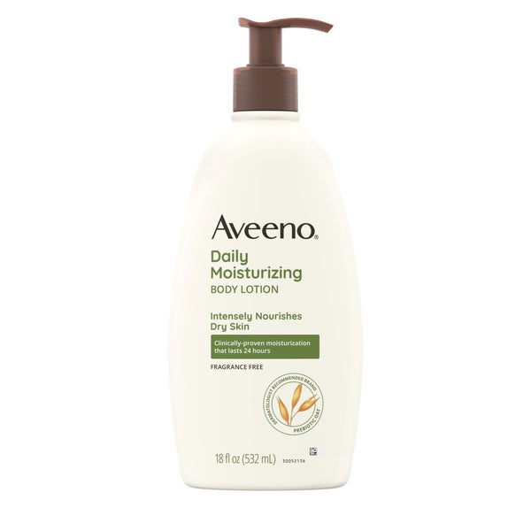 Aveeno Daily Moisturizing Body Lotion and Facial Moisturizer for Face,