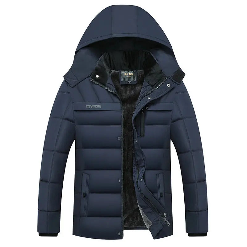 Men's Coats Winter Jacket  Thicken Hooded Waterproof Outwear