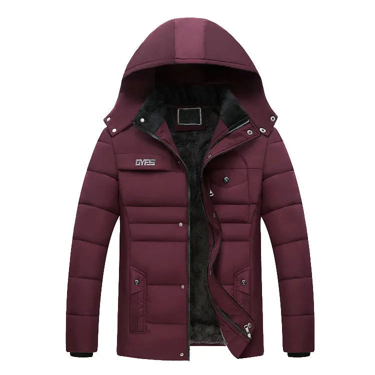 Men's Coats Winter Jacket  Thicken Hooded Waterproof Outwear