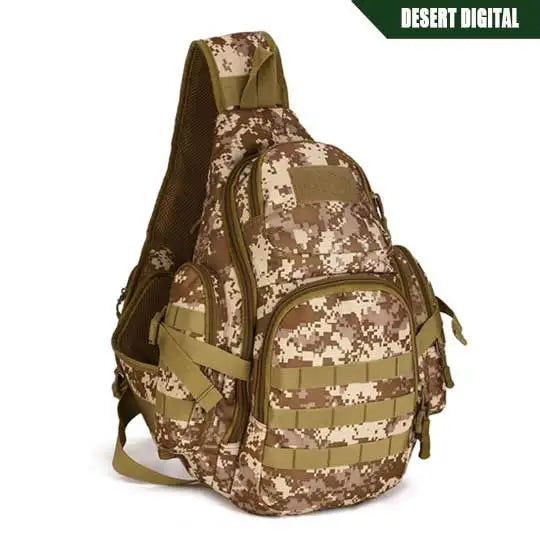 Tactical Sling Bag 14" Laptop Waterproof Molle Travel Backpack Camping Hiking Hunting Sport Sports Bags Rucksack 20-35L