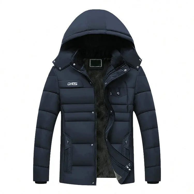 Men's Coats Winter Jacket  Thicken Hooded Waterproof Outwear