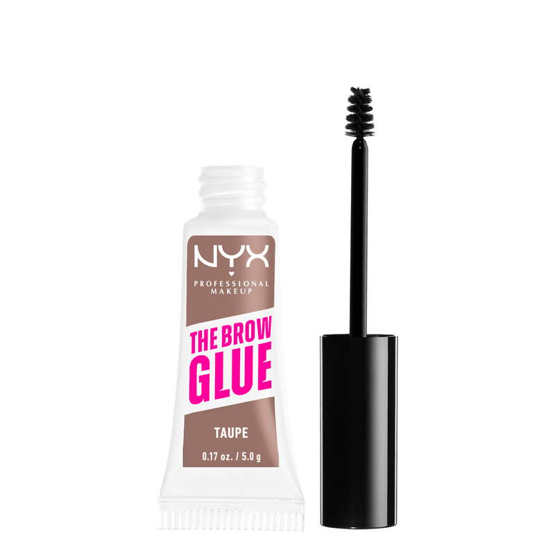 NYX Professional Makeup Brow Glue, Extreme Hold Eyebrow Gel, Clear