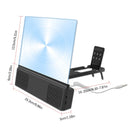 Mobile Phone Screen Amplifier With Speaker Video Magnifier Foldable Stand