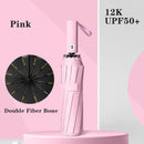 Travel Umbrella Compact Collapsible, Automatic, Strong and Portable, Wind Resistant