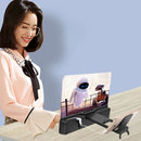 Mobile Phone Screen Amplifier With Speaker Video Magnifier Foldable Stand