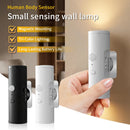Rechargeable Motion Sensor LED Night Light Double Head Magnetic 3 Color Wall Lamp USB Charging