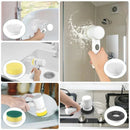 Replaceable Electric Spin Scrubber Cordless Spin Scrubber with 5 Brush Heads