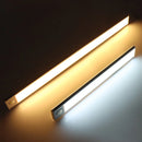 High Capacity Battery USB Rechargeable LED Light Bar Aluminium Motion Sensor Magnetic Strip For Stairs Closet