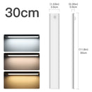 High Capacity Battery USB Rechargeable LED Light Bar Aluminium Motion Sensor Magnetic Strip For Stairs Closet
