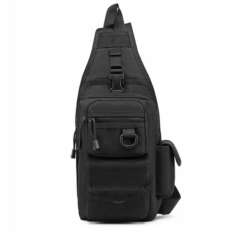 Tactical Shoulder Bag Concealed Pistol Holster Carry Pouch Military EDC Tools Sling Backpack for Outdoor Handgun Adjustable Pack