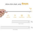 High Capacity Battery USB Rechargeable LED Light Bar Aluminium Motion Sensor Magnetic Strip For Stairs Closet