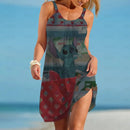 Stitch Dresses for Women Disney Mickey & Minnie Summer Beach Fashion Sundresses
