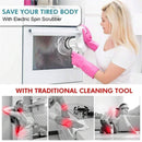 Replaceable Electric Spin Scrubber Cordless Spin Scrubber with 5 Brush Heads