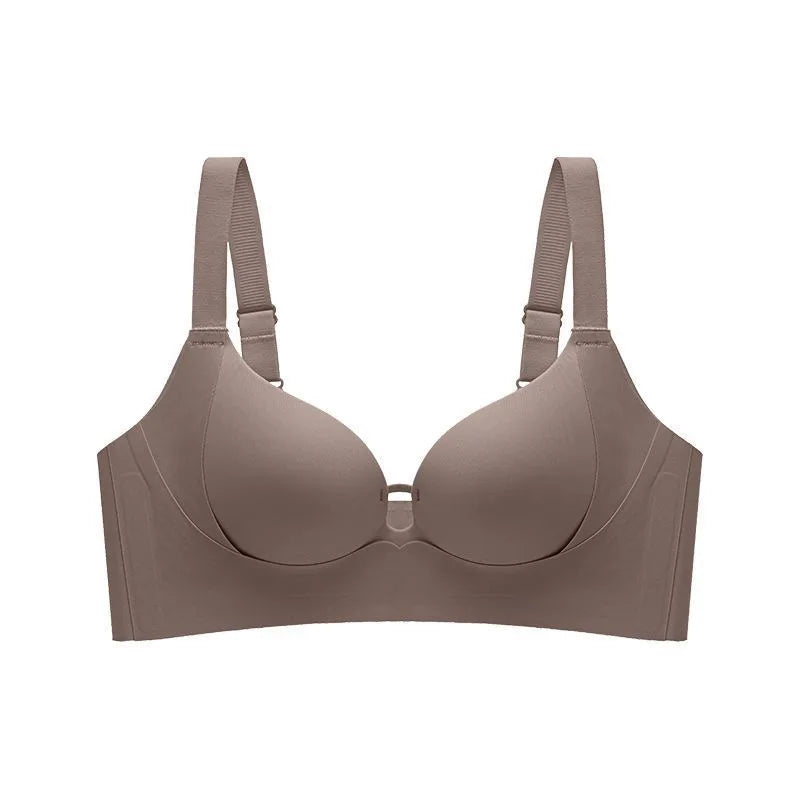 Seamless Breathable Back-beautiful Small Breasts, No Wires, Breast-retracting Bra