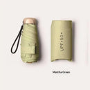 Mini Pocket Travel Umbrella Anti-UV UPF50 Windproof Compact for Commute