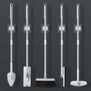 Bathroom Storage Rack Holder Wall Mounted Mop Organizer Broom Hanger hook