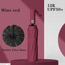 Travel Umbrella Compact Collapsible, Automatic, Strong and Portable, Wind Resistant