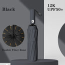 Travel Umbrella Compact Collapsible, Automatic, Strong and Portable, Wind Resistant