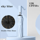 Travel Umbrella Compact Collapsible, Automatic, Strong and Portable, Wind Resistant