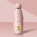 Compact Travel Mini Umbrella Uv Protection Capsule Umbrella 5 Fold Ultra Lightweight