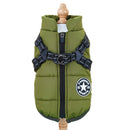 Thick and warm pet clothing for dogs and cats, cotton clothes for winter chest and back cotton vest