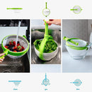 Kitchen Vegetable Rotation Drainer home wash vegetables stranner