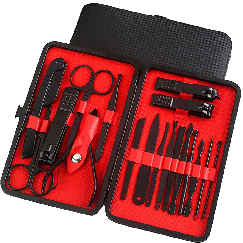 Professional Scissors Nail Clippers Ear Spoon Dead Skin Pliers Nail Cutting Pedicure Knife Trimmers Set