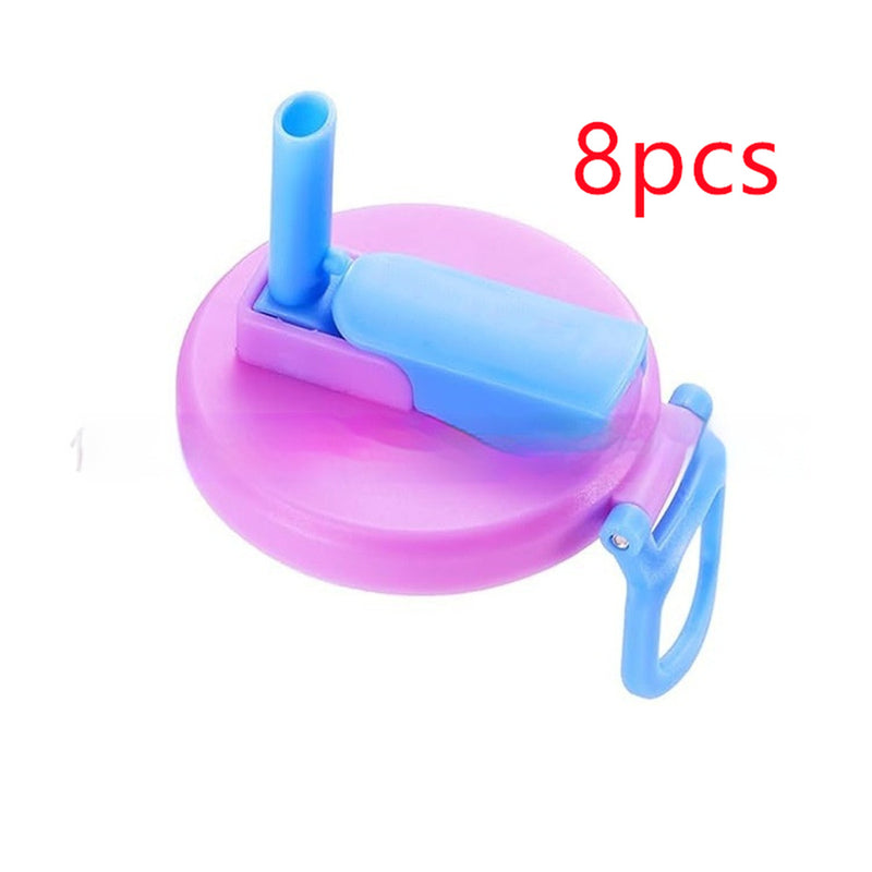 Soda Cola Can Lid with Straw Reusable Can Stopper For Soda Beer Drinks Juice Fits Standard Coke Can