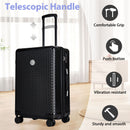 3 Piece Set Hard Shell Suitcases With Wheels, Light Expandable With TSA Lock, Carry-On, 20 Inches, 24 Inches, 28 Inches