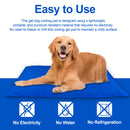 Dog Cat Cooling Mats, Pressure Activated Cooling Pad, No Water Or Refrigeration Needed, Non-Toxic Gel