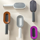 Self Cleaning Hair Brush For Women One-key Cleaning Hair Loss Airbag Hairbrush