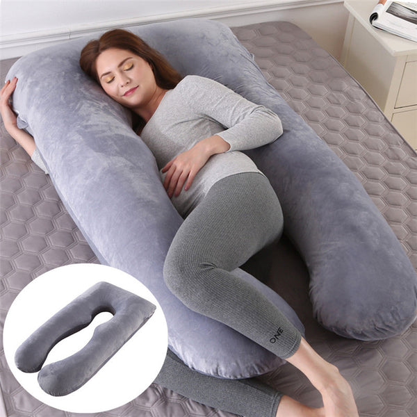 Summer Sleeping U Shape Maternity Support Pillow For Pregnant Women Ice Silk