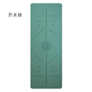 Yoga mat PU rubber luxury mat, women, anti-slip professional fitness mat