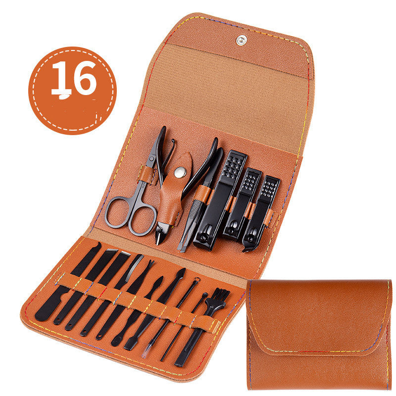 Professional Scissors Nail Clippers Ear Spoon Dead Skin Pliers Nail Cutting Pedicure Knife Trimmers Set