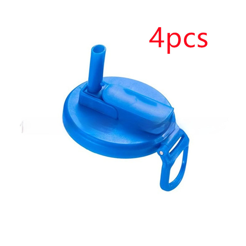 Soda Cola Can Lid with Straw Reusable Can Stopper For Soda Beer Drinks Juice Fits Standard Coke Can