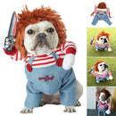 Halloween Pet Costume Pet Dog Funny Clothes Adjustable Dog Cosplay Costume Scary Costume