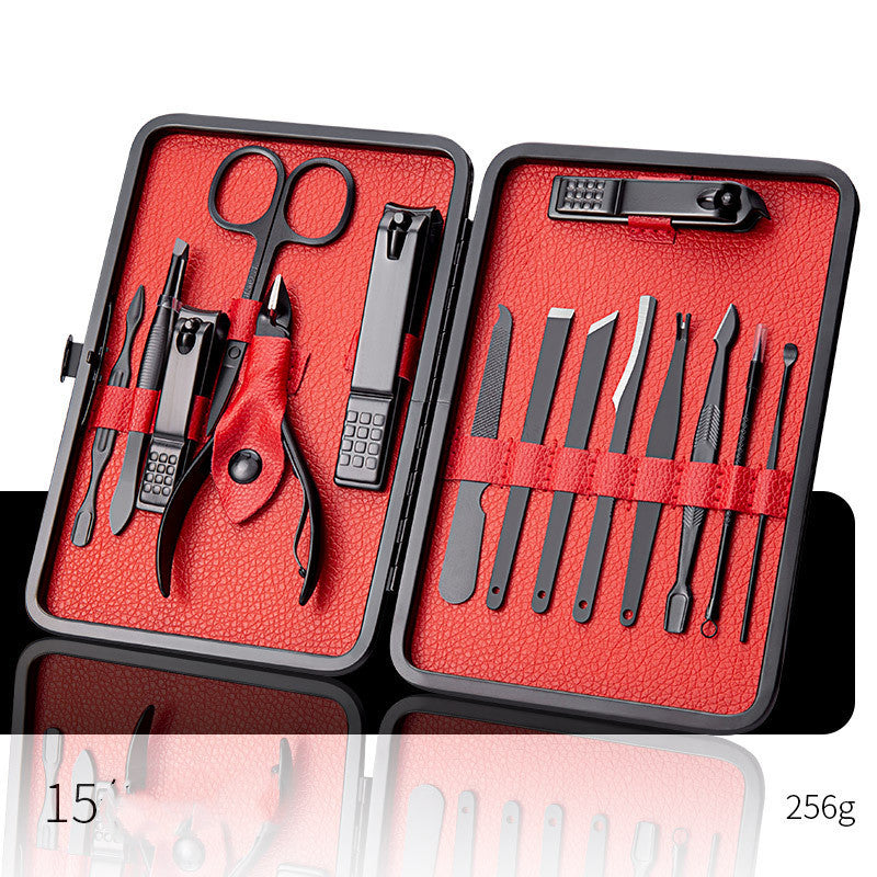 Professional Scissors Nail Clippers Ear Spoon Dead Skin Pliers Nail Cutting Pedicure Knife Trimmers Set