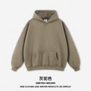 RS men's | autumn and winter hoodie plus fleece hoodie men's American fashion hoodie men's and women's Bajia hoodie