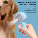 Hair Cleaning With Mist Multifunctional Cat Grooming Rechargeable Self Cleaning Slicker Brush